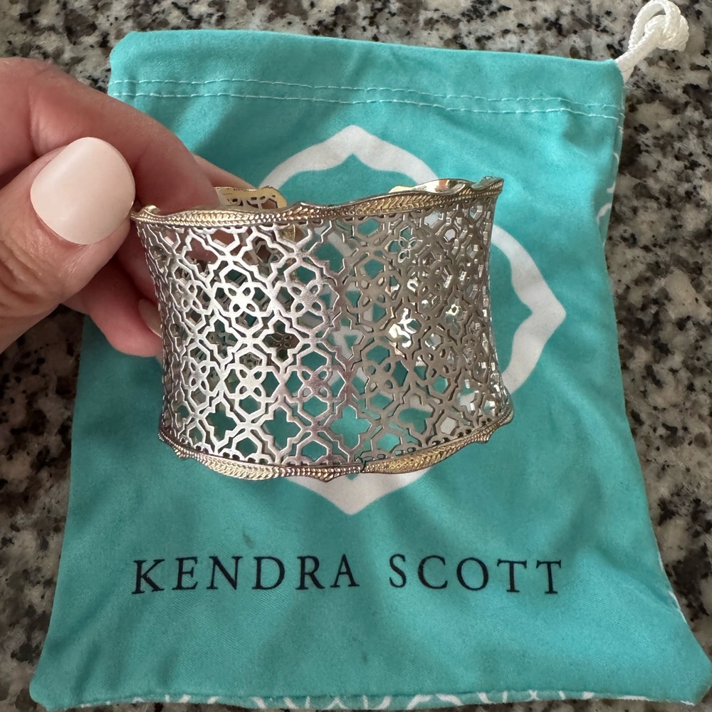 Kendra Scott Candice Cuff Silver and Gold